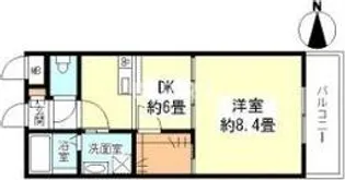 グレイスパルコート【4階】の間取り