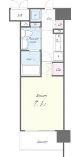 セイワパレス大阪城北【7階】の間取り