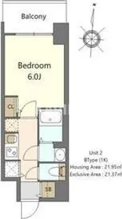アドバンス北大阪アルタノ【9階】の間取り