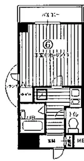 キャッスルプラザ壱番館【5階】の間取り