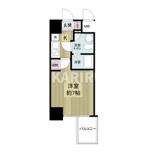 APRILE南森町【3階】の間取り