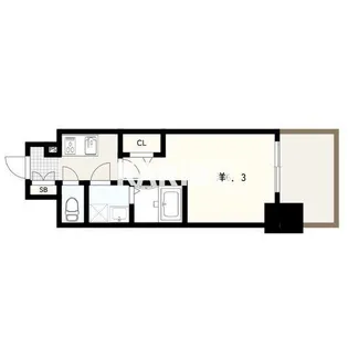 フォーリアライズ大阪ミッテ【7階】の間取り