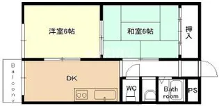 コーラルコープ森野【302号室】の間取り