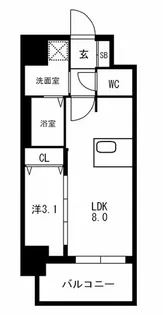 SHOKEN Residence大阪都島【10階】の間取り