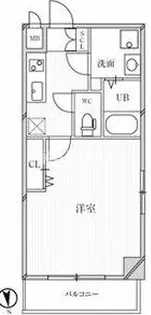 ブリランテ都島【3階】の間取り