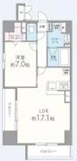 ラフィーネレジデンス【2階】の間取り