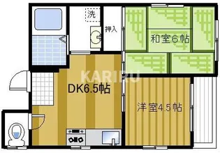 ハイツ優【2階】の間取り