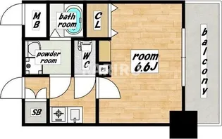 アドバンス大阪城北ルミウス【6階】の間取り