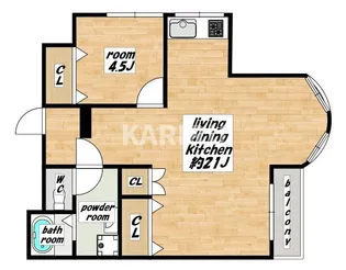 松永マンション【5階】の間取り