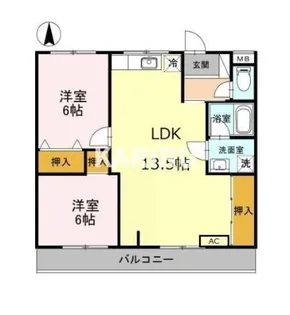 アヴィタシオンDo.Y【4階】の間取り