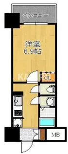 ふぁみ〜ゆ巽東 【406号室】の間取り