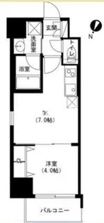 アーバネックス京橋【4階】の間取り