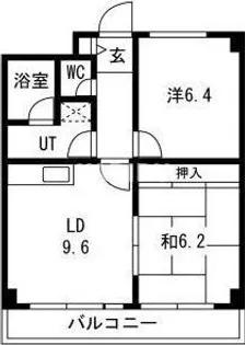 オルゴグラート長田【5階】の間取り