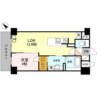 EL-Sia Umekita【4階】の間取り