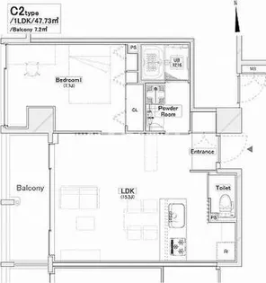 フローレス都島Ⅰ【3階】の間取り