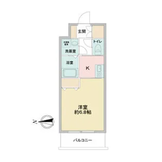 ラクラス高殿【7階】の間取り