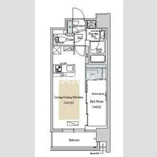 アーバネックス大阪城北【9階】の間取り