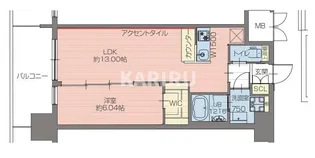プレジオ梅田【11階】の間取り