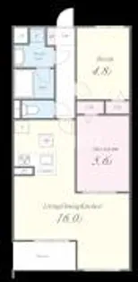 SOUTH COAT(サウスコート)【1階】の間取り