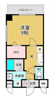 プロスペリタ野江【414号室】の間取り