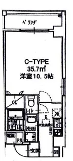 Live工大前【5階】の間取り