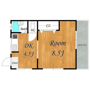 日栄マンション【4階】の間取り