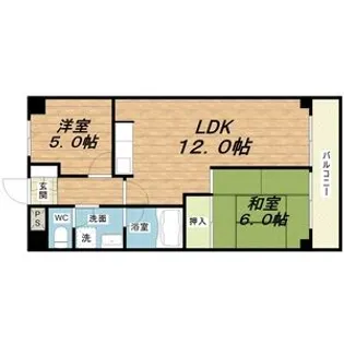 翠久マンション【4階】の間取り