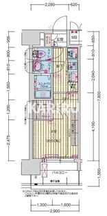 プレサンス長田レジェール【2階】の間取り