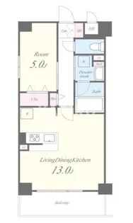 LIBRE(リーブル)【5階】の間取り