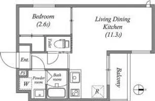 RoyalMaison城東【4階】の間取り