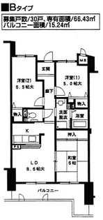 グラン・シャリオ【8階】の間取り