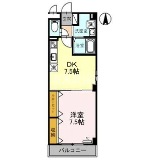 アージュ・ヴェール【1階】の間取り