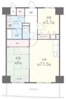 ベルフォーレ【7階】の間取り