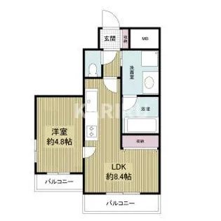 プレジオ都島【3階】の間取り