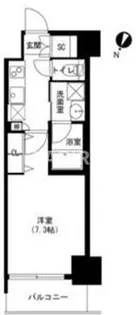 アーバネックス京橋【6階】の間取り