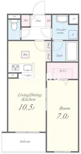 Galant Loire(ガランロワール)【2階】の間取り