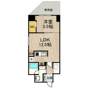 one o one 内代【1階】の間取り