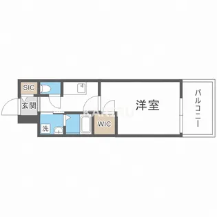 GARDENIA鶴見【7階】の間取り