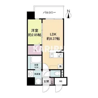 LiveCasa関目 【507号室】の間取り