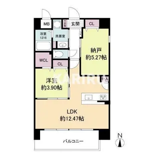 LiveCasa関目 【201号室】の間取り