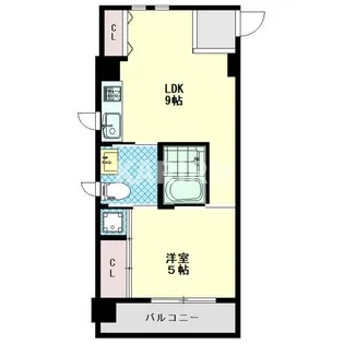 ネクストステージ都島【5階】の間取り