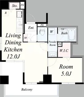 ラヴィベール上町台【6階】の間取り