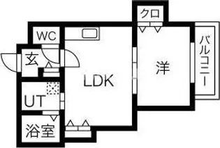 GMヒルズ今津北A棟【2階】の間取り