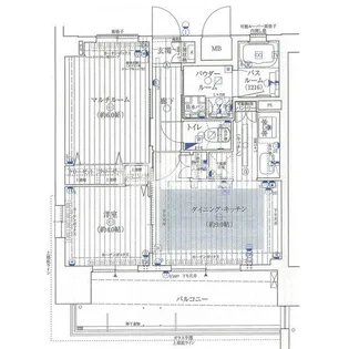 エステムプラザ京橋IIIリベルタ【10階】の間取り
