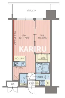 プレジオ三国EURO【11階】の間取り