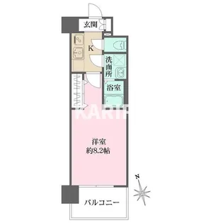 リヴェント玉造【11階】の間取り