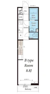 リブリ・アベリア【2階】の間取り
