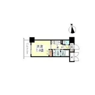 CASA京橋【8階】の間取り