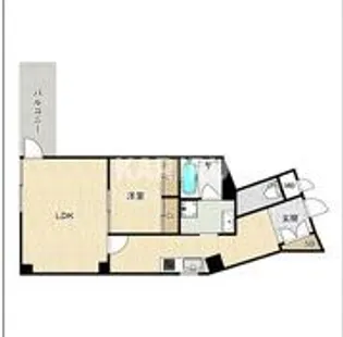 リブウッド大阪城【00201号室】の間取り