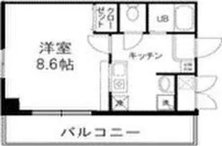 パレ・ドゥ鶴見緑地【9階】の間取り